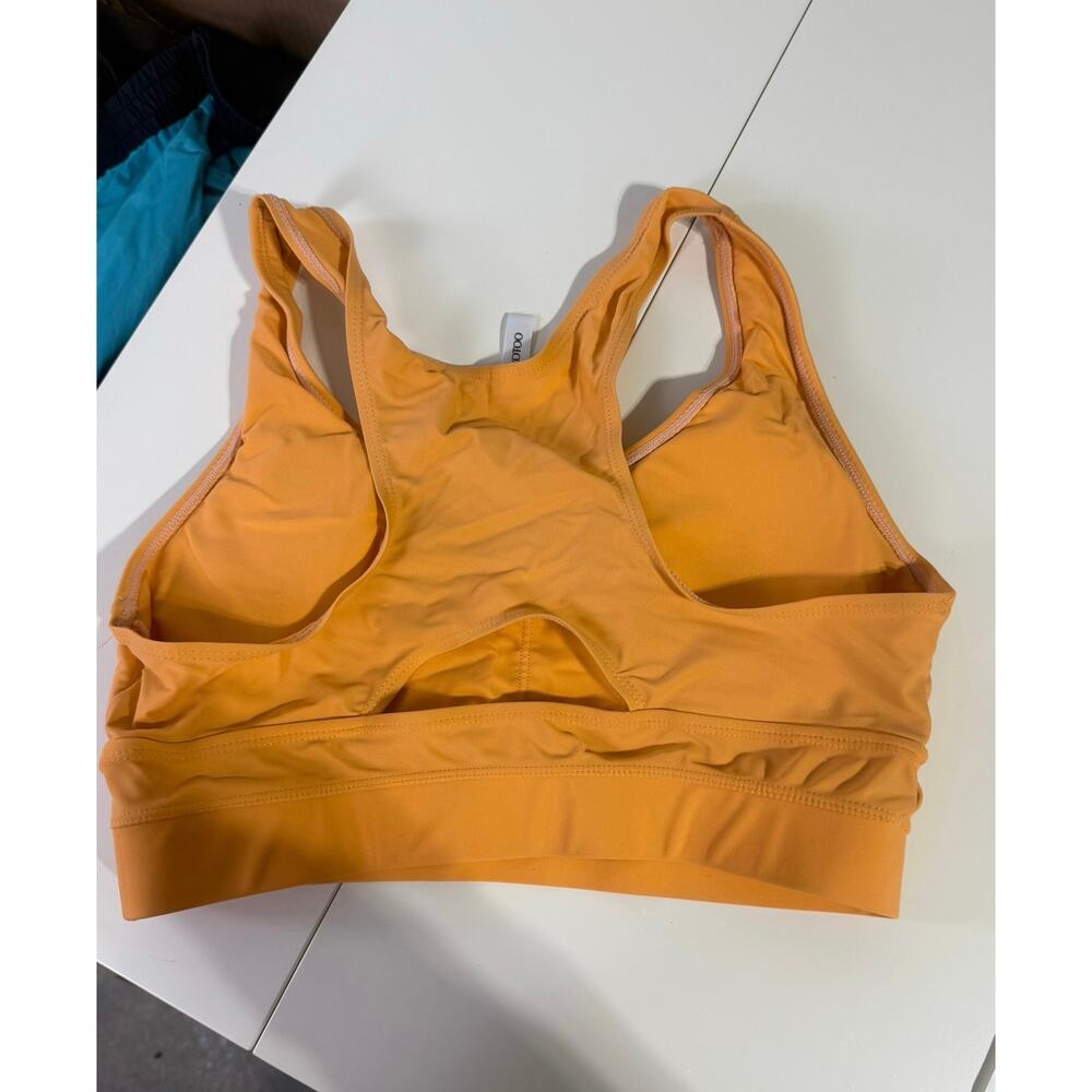 Dokotoo Sports Bra Size Medium Orange Athletic Comfy Wear‎ Running Ball Bold - Picture 2 of 6